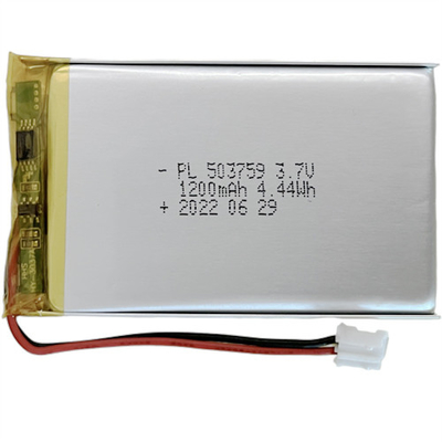 Lithium-Polymer-Batterie 503759 3.7V 1200mAh wieder aufladbare für Beratungs-Spieler