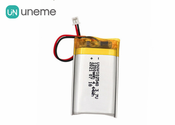 Kundengebundene Batterie der Lithium-Polymer-Batterie-102540 3.7V 1200mAh für Schönheits-Ausrüstung